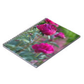 Carnet Belles Peonées de Jardin Rose Profond (Côté gauche)