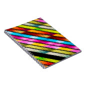 Carnet Belles rayures colorées (Côté Droit)