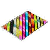 Carnet Belles rayures colorées (Côté gauche)