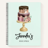 Carnet Belles recettes de gâteau de Glam Party brillantes (Devant)