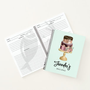 Carnet Belles recettes de gâteau de Glam Party brillantes