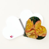 Carnet Belles roses et insectes jaunes (Intérieur)