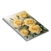 Carnet Belles Roses Jaunes (Côté Droit)