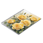 Carnet Belles Roses Jaunes (Côté gauche)