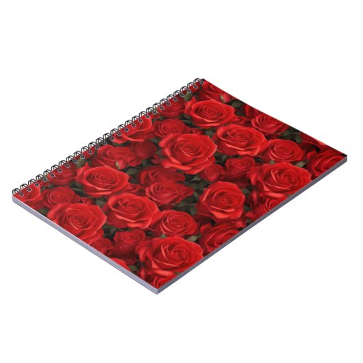 Carnet Belles Roses Rouges (Côté gauche)