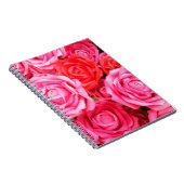 Carnet Belles roses rouges et roses (Côté Droit)