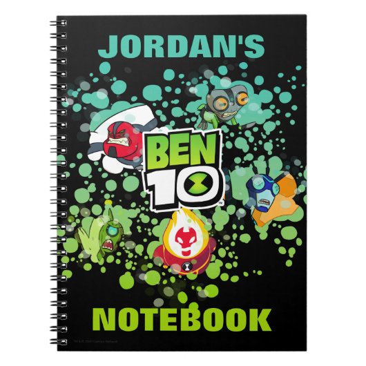 Carnet Ben 10 Alien Forms Bubble Graphic (Devant)