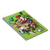 Carnet Ben 10 Alien Rush Graphique (Côté Droit)