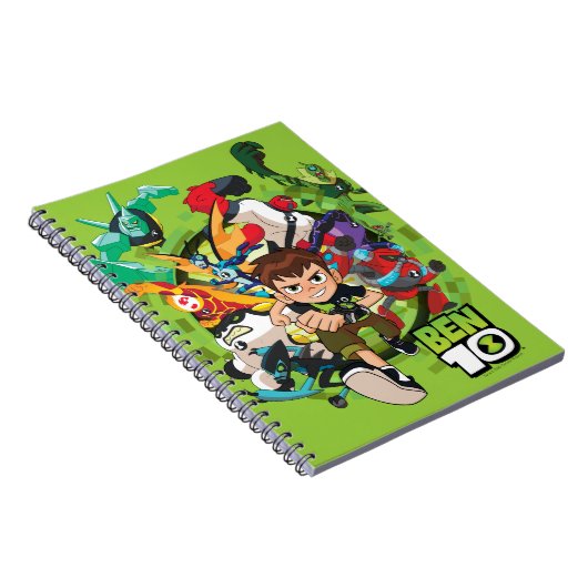 Carnet Ben 10 Alien Rush Graphique (Côté Droit)