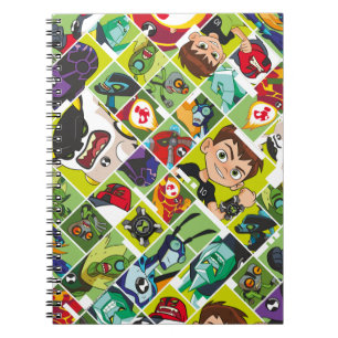 Carnet Ben 10 Alien Tile Pattern