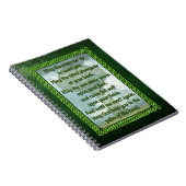 Carnet Bénédiction irlandaise verte (Côté Droit)