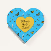 Carnet Beneficial Insects Custom Title Heart-shaped (Devant)