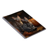 Carnet Bengal Kitten Automne Citrouille de plaisir (Côté Droit)