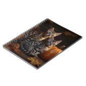 Carnet Bengal Kitten Automne Citrouille de plaisir (Côté gauche)