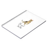 Carnet Bengale Maman mignonne Chat Mère Kitten Girl Cadea (Côté gauche)