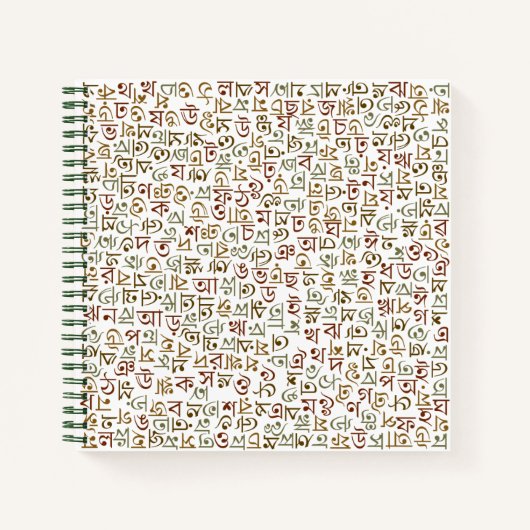 Carnet Bengali (Devant)