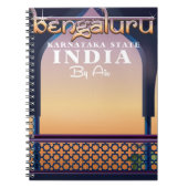 Carnet Bengaluru, Inde poster voyage (Devant)