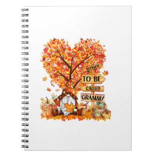 Carnet Béni D'Être Appelé Grammy Gnome Fall Thanksgivin