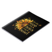 Carnet Béni Par Dieu - Aimé Par Jésus, Tournesol (Côté gauche)