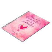 Carnet Bénis soient les purs dans le coeur - Matthieu 5:8 (Côté gauche)