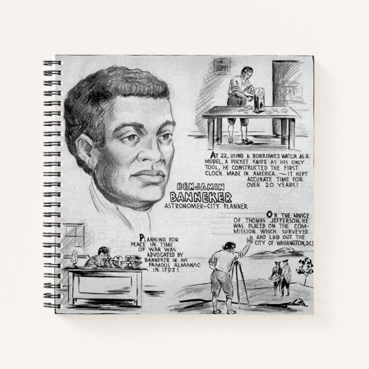 Carnet Benjamin Banneker : Black Scientist & Revolutionar (Devant)