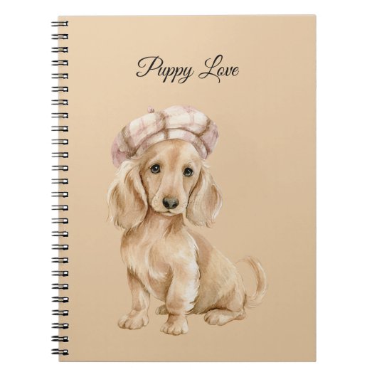Carnet Béret Amour de Chiots (Devant)
