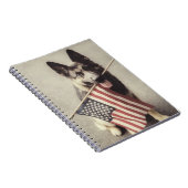 Carnet Berger Allemand Avec Drapeau US (Côté Droit)