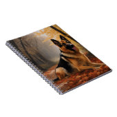 Carnet Berger allemand en automne Feuilles automne Inspir (Côté Droit)