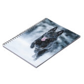 Carnet Berger allemand noir dans la couverture de duvet d (Côté gauche)