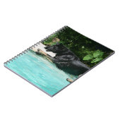 Carnet Berger allemand sautant dans l'eau (Côté gauche)