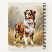 Carnet Berger Australien Red Merle (Dos)