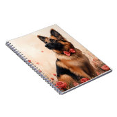 Carnet Berger belge avec des roses - Saint-Valentin (Côté Droit)