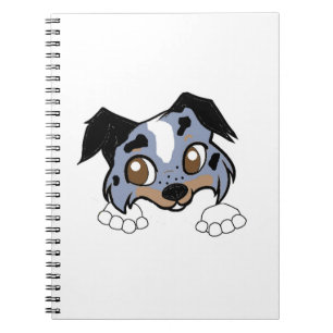 Carnet Berger des Shetland Blue Merle Tri Regardant Bande