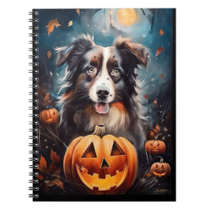 Carnet Bergger Australien d'Halloween avec des citrouille