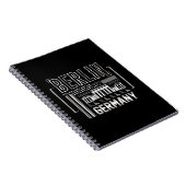 Carnet Berlin Allemagne Architecture Moderne Graphique (Côté Droit)