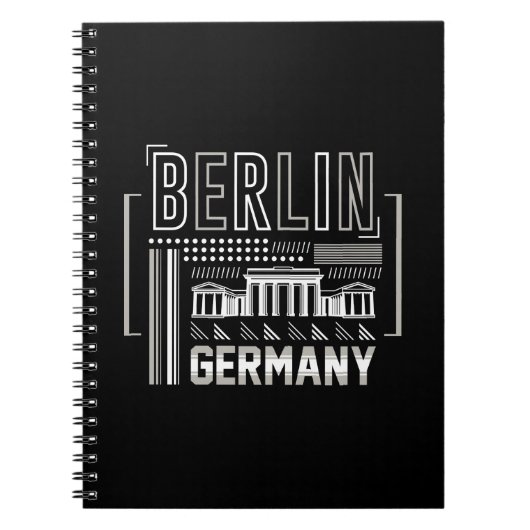 Carnet Berlin Allemagne Architecture Moderne Graphique (Devant)