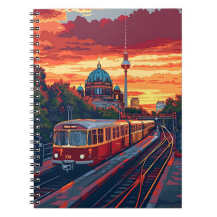 Carnet Berlin Twilight : Symphonie Skyline en teintes vio