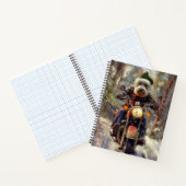 Carnet Bernedoodle Chien équitation Moto Noël (Intérieur)