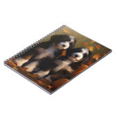 Carnet Bernedoodle Chiot Automne Citrouille de plaisir (Côté gauche)