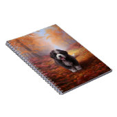 Carnet Bernedoodle en automne Leaves automne Inspire (Côté Droit)