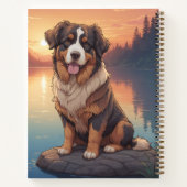 Carnet Bernese Mountain Dog by Lake (Dos)