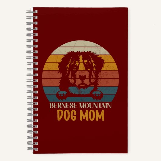 Carnet Bernese Mountain Dog Maman, Bernese chien maman (Recto)