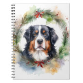 Carnet Bernois Mountain Festive Wreath Pup (Devant)
