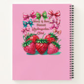 Carnet Berry and  Bow Sweet Kindergarten Chic (Dos)