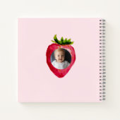 Carnet Berry First Birthday Strawberry Custom Guest Book (Dos)