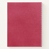 Carnet Berry Pink Élégant Cher souvenir fille (Dos)