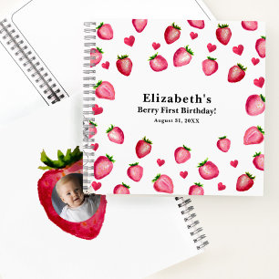 Carnet Berry Premier Anniversaire Strawberry Photo Person