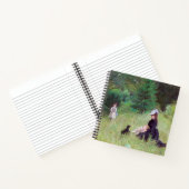 Carnet Berthe Morisot - Dans un parc (Intérieur)