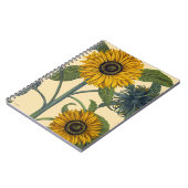 Carnet Besler : Tournesol (Côté gauche)