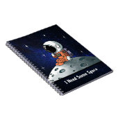 Carnet Besoin d'espace, astronaute, homme d'espace, perso (Côté Droit)